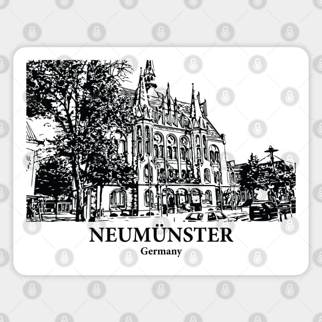 Neumuenster - Germany Magnet by Lakeric
